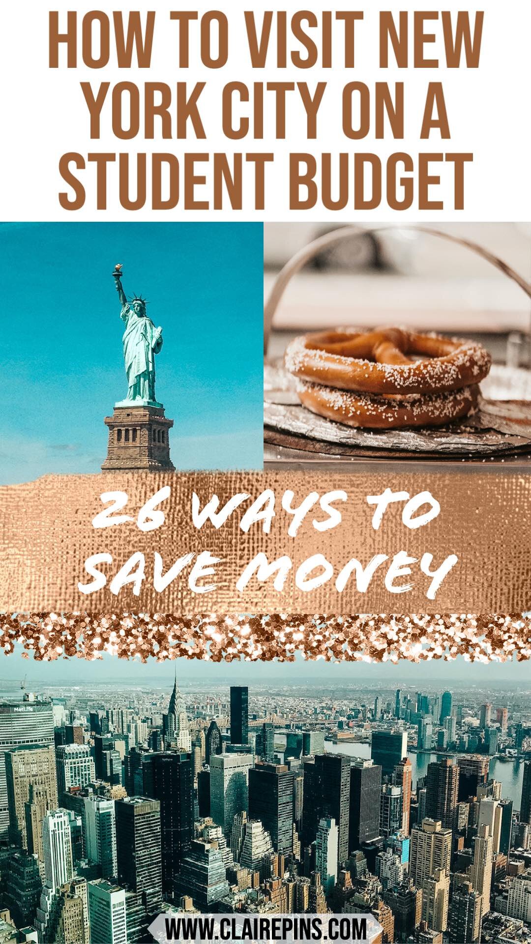 Planning a trip to New York on a budget